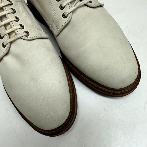 VERY GOOD Armani Jeans White Dirty Bucks Nubuck Derby Made in USA Men’s 9 D main image 10